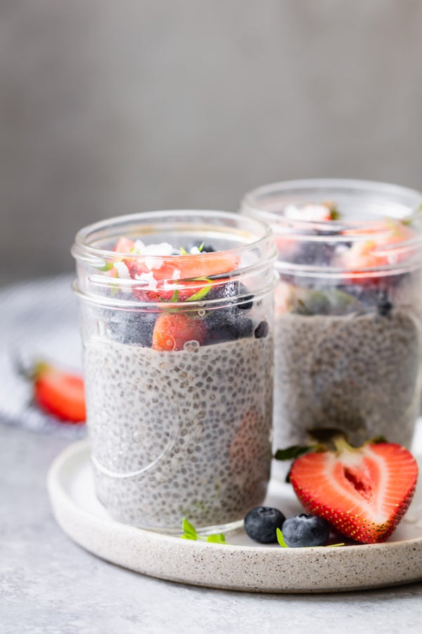 Superfood Triple Berry Chia Pudding